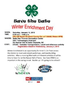 Winter Enrichment Day flyer image
