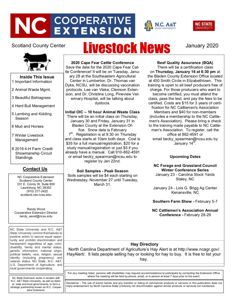 Newsletter flyer image