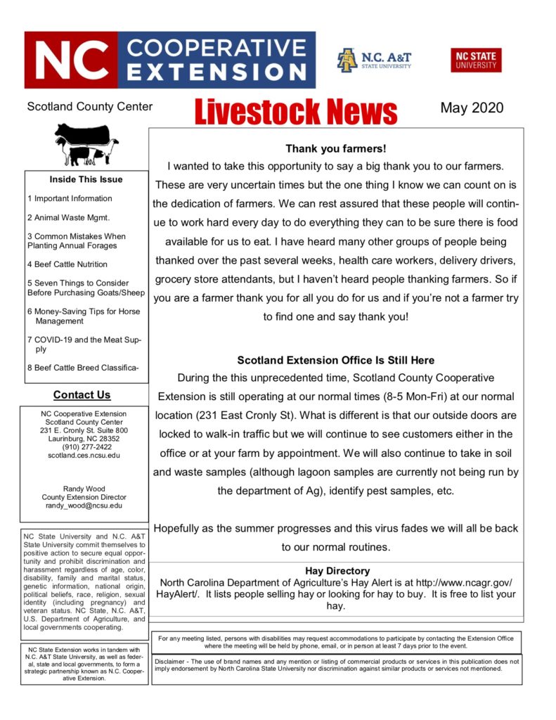 Livestock news