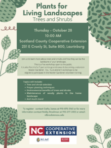 Plants for Living Landscapes: Trees & Shrubs