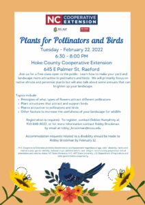 Cover photo for Plants for Pollinators and Birds