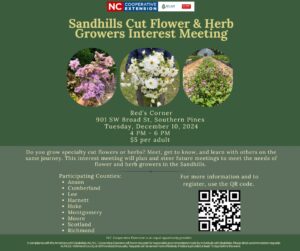 Cover photo for Sandhills Cut Flower & Herb Growers Interest Meeting